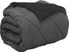 vidaXL - All year duvet - 200 x 220 cm - 300 gsm - Black and Anthracite