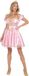 Wilbers Sexy Prinses Roze Dames Jurk Premium - Maat 42