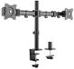 eSTUFF GLB227001 Bureau Mount voor 2 Schermen tot 32" Zwart