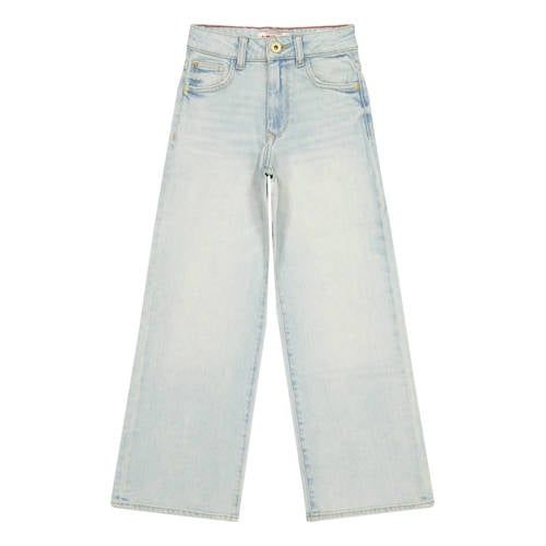 Vingino Cianna wide leg jeans light blue denim