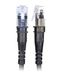 PatchSee TP-6A-U/2 netwerkkabel Zwart 0,6 m Cat6a U/UTP (UTP)