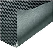 Merkloos / Sans marque COBA Europe Vloermat Rib, zwart, zeer duurzaam natuurrubber, per meter 1200 mm