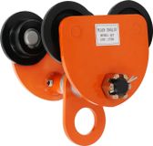 StarTech Loopkat Handbediende I-balk loopkat - Draagvermogen 2 ton - Handbediend - Zwaar staal - Voor I-balkrail - Grijs