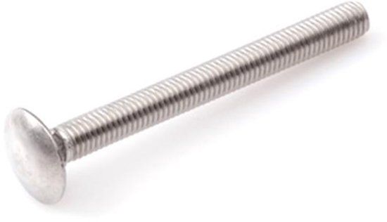 Hoenderdaal Fasteners Hoenderdaal Slotbout RVS 10x90 Zonder Moer DIN 603 - 25 stuks