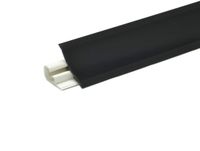 DQ-PP Hoeklijst - Zwart - 23 x 23 mm - PVC - 1,5 m