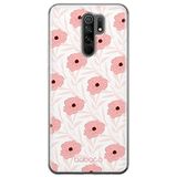 ERT GROUP mobiel telefoonhoesje voor Xiaomi REDMI 9 origineel en officieel erkend Babaco patroon Flowers 017 optimaal aangepast aan de vorm van de mobiele telefoon, hoesje is gemaakt van TPU