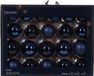 Decoris Kerstbal glas d7 cm nblw ass 21st kerst