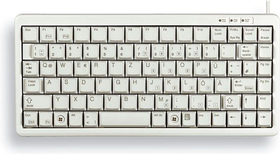 Cherry G84-4100 Toetsenbord USB + PS/2 QWERTY Brits Engels Grijs