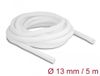 Delock Gevlochten slang zelfsluitend 5 m x 13 mm Blanc