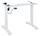 Pied de bureau réglable électriquement, réglable en hauteur, 71-121 cm, blanc
