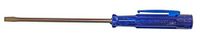 H + H Werkzeug 980 Radio-schroevendraaier Blade 3,0 x 80 mm Made in Germany, blauw, 140 mm