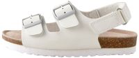 Next - Meisjes - Kurken sandalen met sluiting met drukknopen - Wit