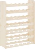 vidaXL Casier à vin 67,5x25x87 cm pin massif