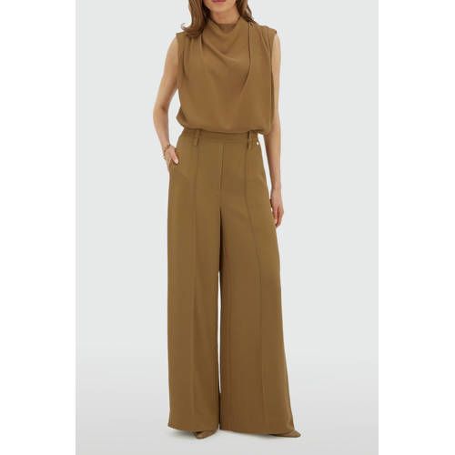 JOSH V wide leg broek - kaki