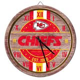 FOCO NFL Team Logo houten vat wandklok