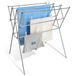 Wenko Sèche-linge télescopique, acier inoxydable, brillant, argent