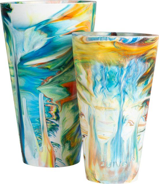 Zuiver Conic Vaas S - Multikleur - 15 cm - Polyresin - Modern