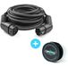 CARPLUG Câble de recharge Noir - Type 2 - Type 2 - 15m - 7,4kW