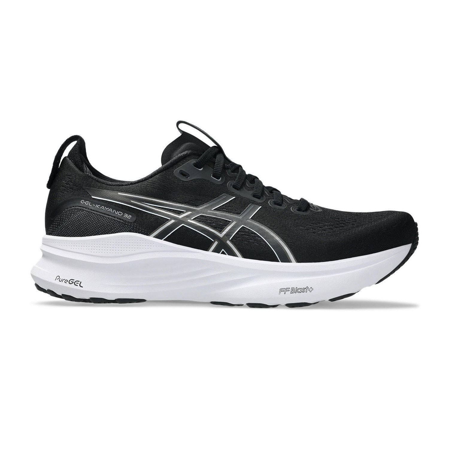 ASICS Gel-Kayano 32 Herensneakers, Zwart en Wit, 46 EU