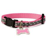 Arquivet Hondenhalsband, reflecterend, roze, 1 x 15/22 cm