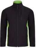 Velilla Softshell jas Zwart/Limoen XL Unisex