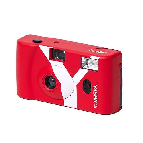 Yashica MF-1 35mm Film Camera - Red