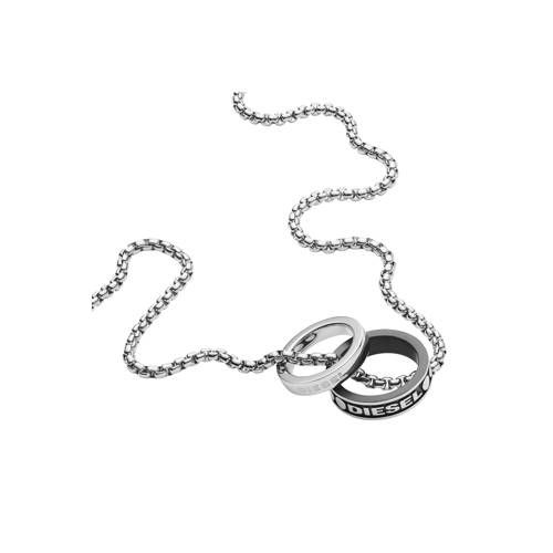 Diesel ketting DX1168040 zilver