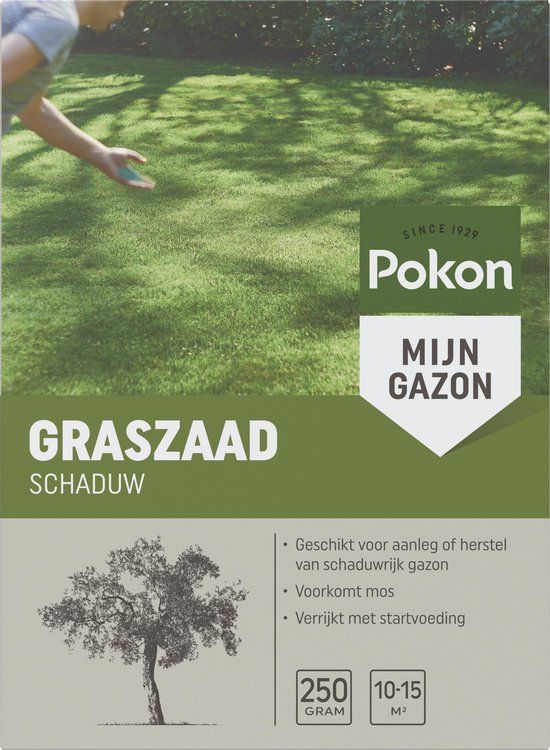Pokon Graszaad Schaduw - 250g - Voor Schaduwrijke Gazons