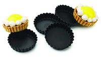 Matfer Exoglass DN955 taartvormen, rond, geribbeld, 12 stuks