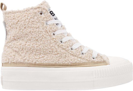 British Knights Kaya Mid Dames Sneakers Hoog Beige Maat 39