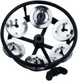 Meinl THH1BK - Hi-hat Tambourine, 5, Steel Jingles, Black