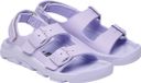 Birkenstock Sandales Unisexe Taille 34 Lilas Sandales plates Synthétique/PU/TPU Mogami Boucle