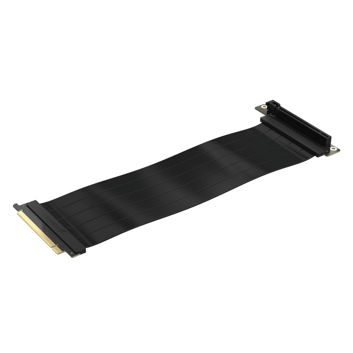 Premium PCIe 4.0 x16 GPU Bracket - Black - 1x GPU - 30cm Cable