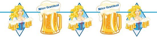 Folat Oktoberfest Bierpullen Slinger - 10 meter