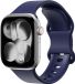 Selected by GSMpunt.nl SBG Siliconen Bandje Geschikt voor Apple Watch 1/2/3/4/5/6/7/8/9/10/11/SE/Ultra - 49/46/45/44/42MM - Horlogebandje Midnight Blue