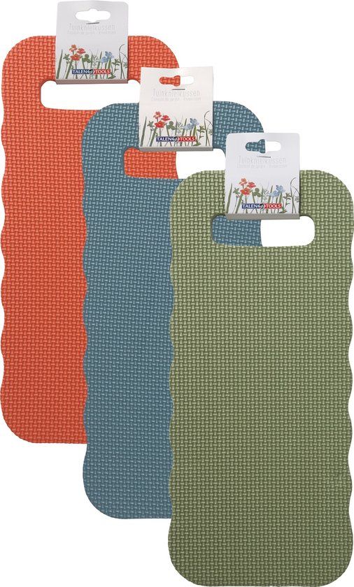 Talen Tools Tuinknielkussen Trendy Medium Diverse kleuren 40 x 17,5 x 2 cm