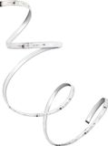 LEDVANCE FLEX 3M LED-Streifen RC, weiß, 9W, 600lm, warmweißes Licht, integrierter Sound-Receiver, RGB-Farbsensor, Fernbedienung, lange Lebensdauer, einfache Montage, Schutzklasse IP20