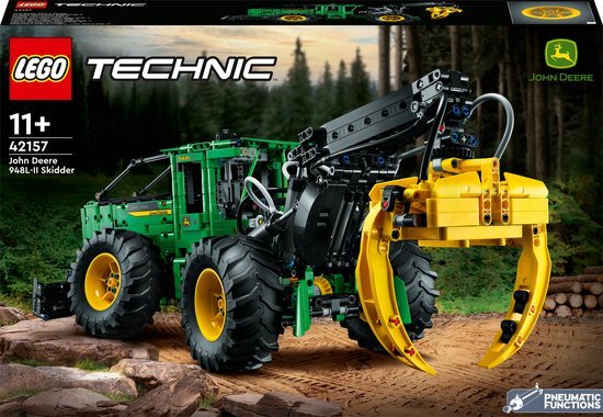 lego John Deere 948L-II houttransportmachine