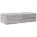 VidaXL Wandschap met lades 80x33x17 cm bewerkt hout grijs sonoma eiken