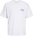 JACK&JONES JORBOUQUET TEE SS CREW NECK TG Homme T-shirts M Coton Blanc