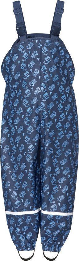 Playshoes Regentuinbroek Kinderen Bouwplaats Donkerblauw Maat 104cm