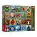 Trefl Premium Plus Quality - Puzzle Tea Time: Haken - Vier seizoenen - 1000 stukjes, serie geschilderde nostalgische afbeeldingen, voor volwassenen en kinderen vanaf 14 jaar
