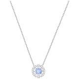 Swarovski SPARKLING DANCE ROUND NECKLACE Blauw