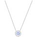 Swarovski SPARKLING DANCE ROUND NECKLACE Blauw