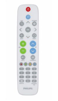 Philips 22AV1604B Hospitality Afstandsbediening TV Drukknopen - Wit