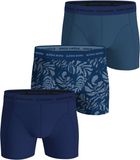 Björn Borg Cotton Stretch boxers - heren boxers normale lengte (3-pack) - Blauw