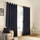 Furn Ellis 117X137 R/TOP CURT Navy