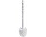 Toyma WC/Toiletborstel los - kunststof - wit - D7,5 x H35 cm - badkamer accessoires