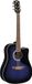 EKO Ranger CW EQ BLUE SUNBURST, akoestische gitaar met equalizer, kleur Blue Sunburst
