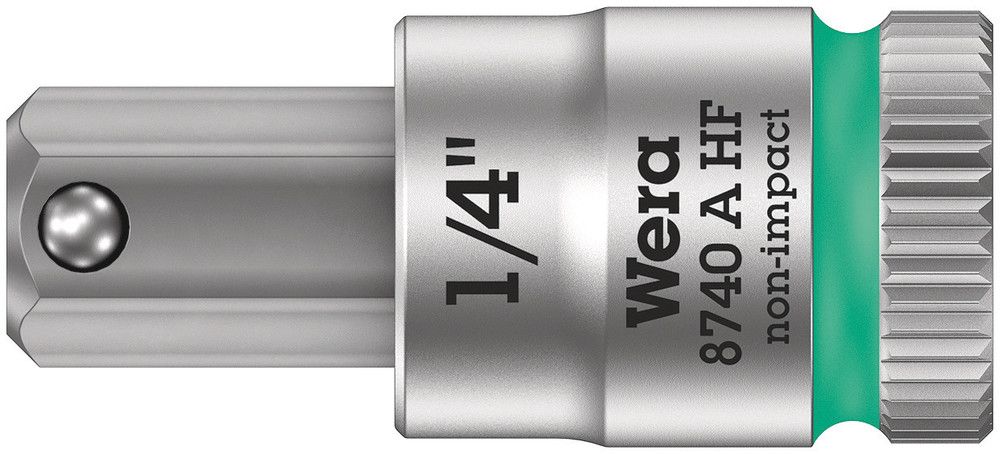 Wera 05003388001 8740 A HF cycklop bitmoer met 1/4 inch aandrijving met houderfunctie, 1/4 inch
